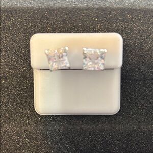 Sterling z silver Pushback Earrings